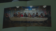 6x22 livre de contes double-page illustration fin heureuse Zelena Robin David Nolan Prince Neal Granny Mary Margaret Blanchard Killian Jones Capitaine Crochet Emma Swan Henry Regina Mills Belle French Gideon M. Gold