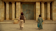 6x05 Aladdin Jasmine porte caverne aux merveilles desert d'Agrabah