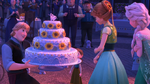 La Reine des Neiges – Une Fête Givrée 2015 Kristoff gâteau d'anniversaire Anna Elsa dos mini