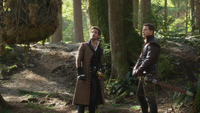 3x22 Blanche-Neige Killian Jones Capitaine Crochet Charles Prince Charmant forêt piège filet