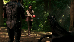 2x05 Rumplestiltskin Reine Regina cœur licorne