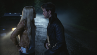 4x02 Emma Swan Killian Jones Capitaine Crochet frontière Storybrooke rendez-vous mur de glace