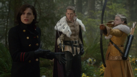 6x10 Regina Mills Prince David Uchronie Blanche-Neige Uchronie attaque Méchante Reine tentative rappeler Emma passé Sauveuse forêt