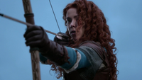 5x09 Merida arc de guerre flèche guerre bataille combat envahisseur tentative sauver vie Roi Fergus