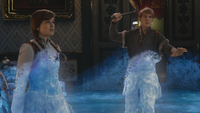 4x08 Anna Kristoff gelation statues de glace