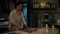 4x02 Bo Peep Storybrooke bouchère viande couteau