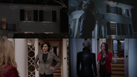 5x05 1x01 références similitudes Regina Mills Emma Swan Henry Mills maison pas de porte porche fenêtre attrape-rêves