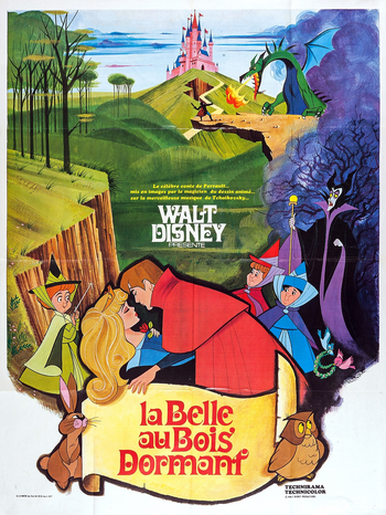 La Belle au Bois Dormant Sleeping Beauty Disney 1959 affiche poster