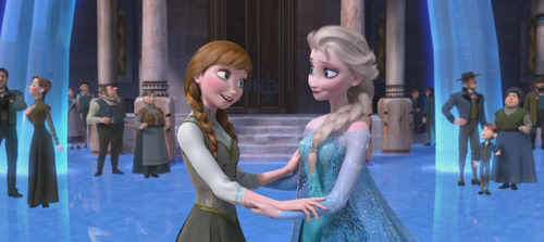 La Reine des Neiges (Disney) Anna Elsa portes ouvertes patinoire épilogue