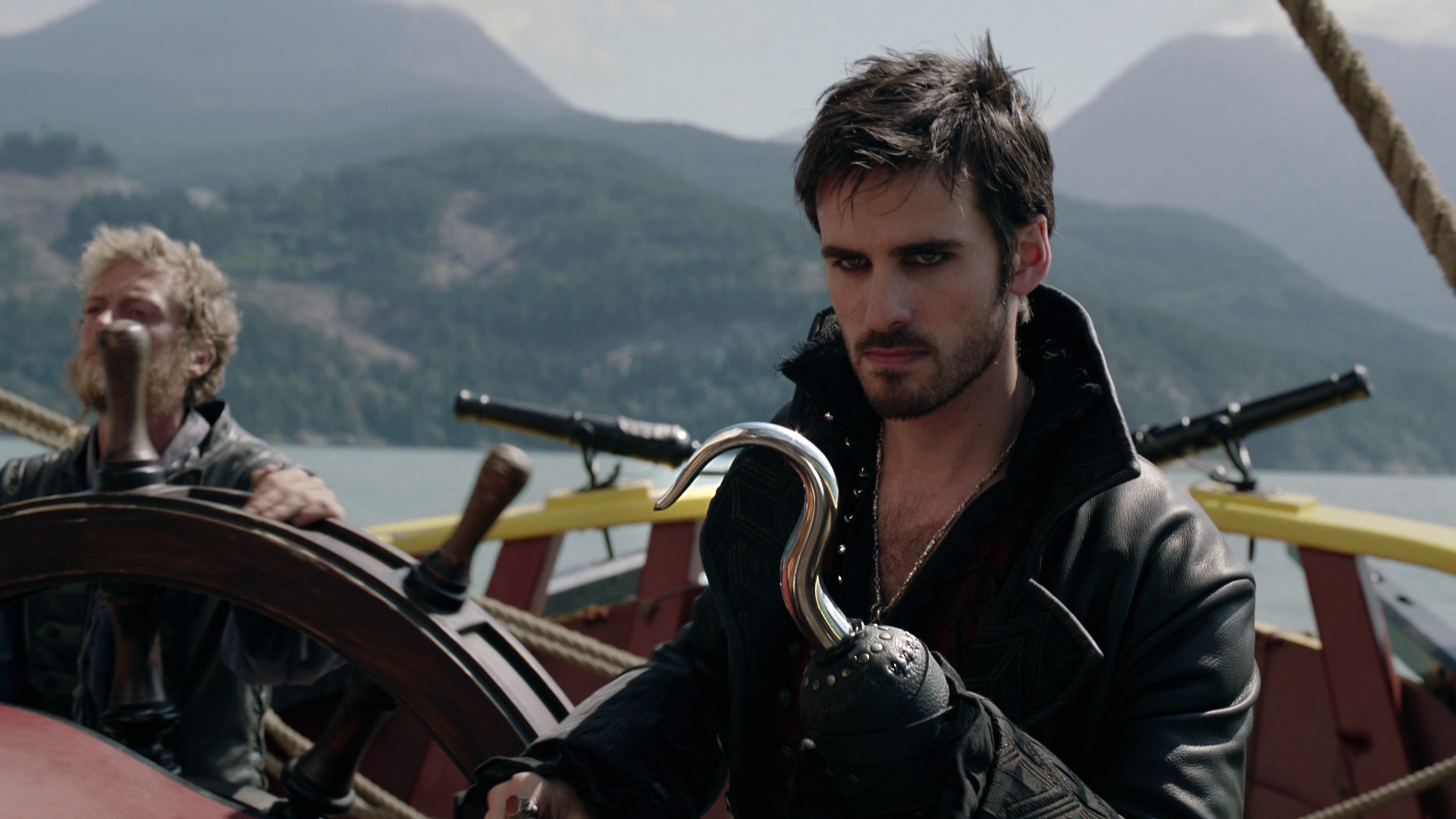 once upon a time captain hook wallpaper