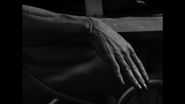 Close-up of monster's hand, Frankenstein