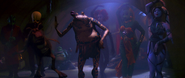 Jabba's singers and dancers