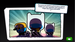 Cutscene logo após você escolher a equipe