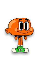 Darwin de o Incrivel mundo de Gumball - Desenho de alguem_bonito