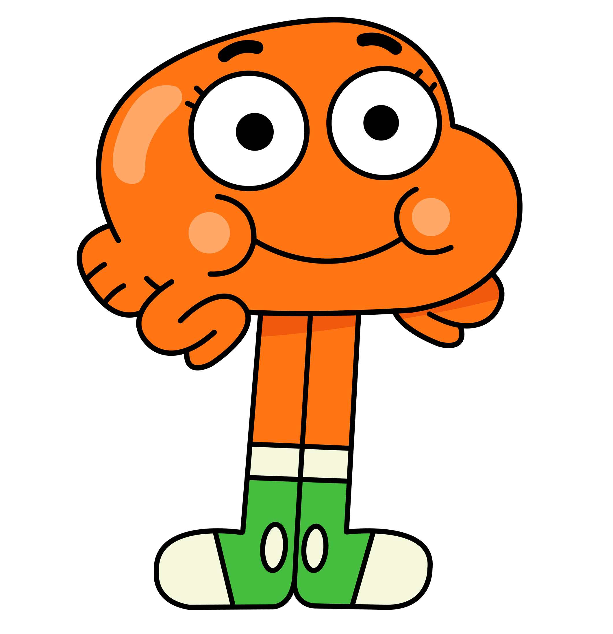 Darwin-O incrivel mundo de Gumball - Desenho de travesseiroazulv