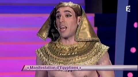 Manifestation d'Egyptiens