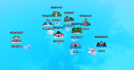 islands map