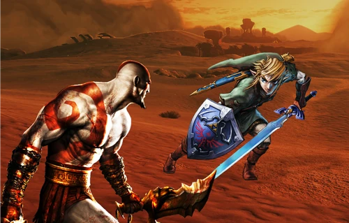 Link Vs Kratos One Minute Melee Fanon Wiki Fandom