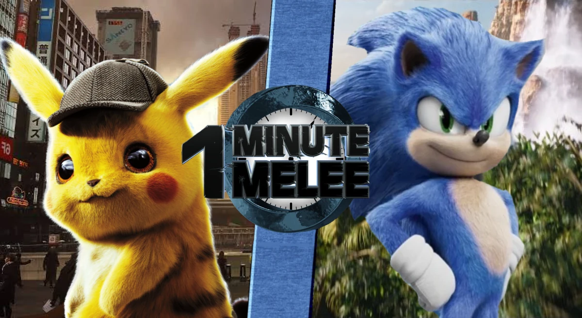 Detective Pikachu VS Movie Sonic One Minute Melee Fanon Wiki Fandom