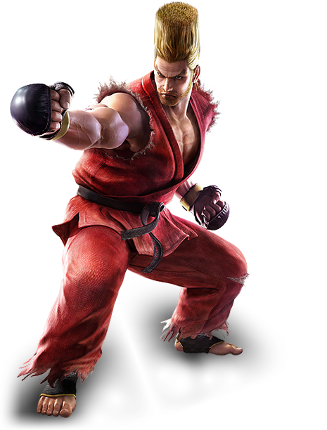 Guile and paul phoenix in street fighter and tekken