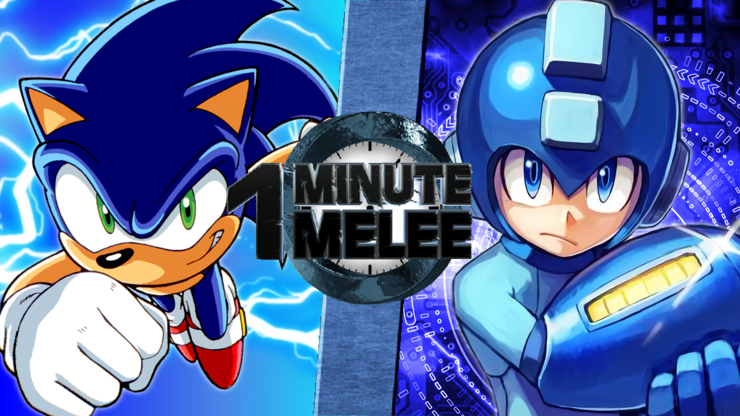 Sonic Vs Mega Man One Minute Melee Fanon Wiki Fandom