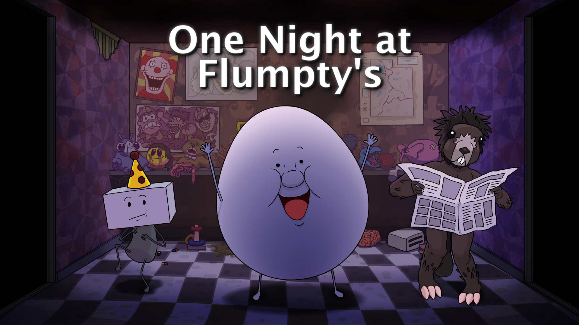 Одна ночь с флампти. Ван Найт эт Флампти 1. One Night at Flumpty's Flumpty Bumpty. One Night at Flumpty's 1 часть. Одна ночь с Флампти 3.