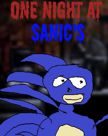 One Night At Sanic S One Night At Sanic S Wiki Fandom - roblox sanic poster