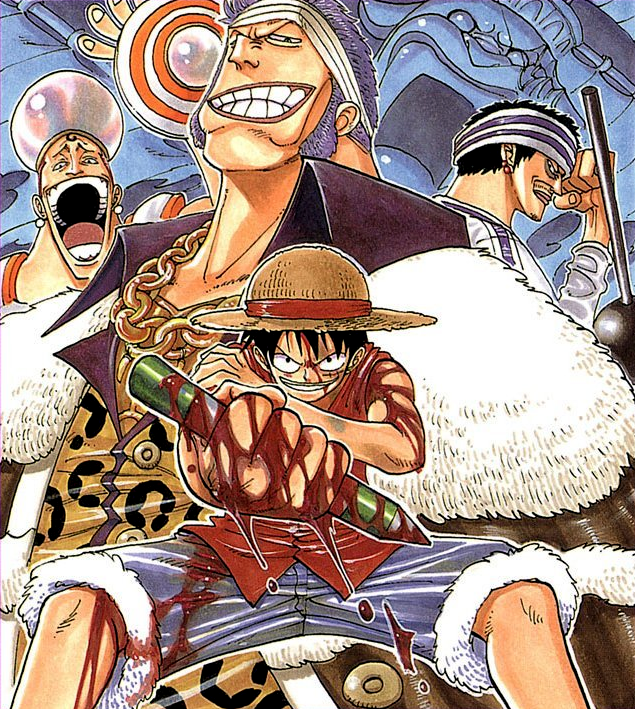 Don Krieg vs Luffy