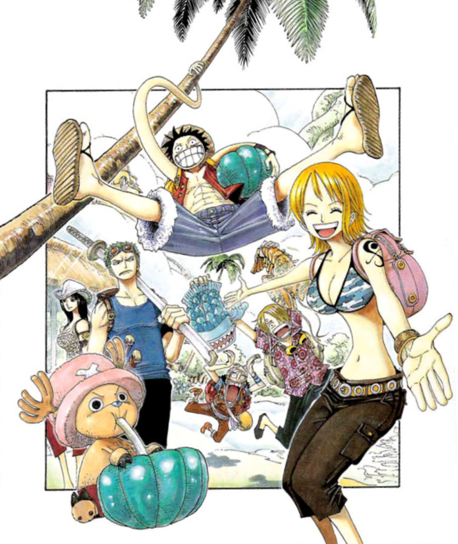 On Skypiea arc of One Piece. It's my 4th favorite Manga, amazing cast of  characters, unique artstyle, and the story is amazing. Unlike most, I'd say  this series gets better the more