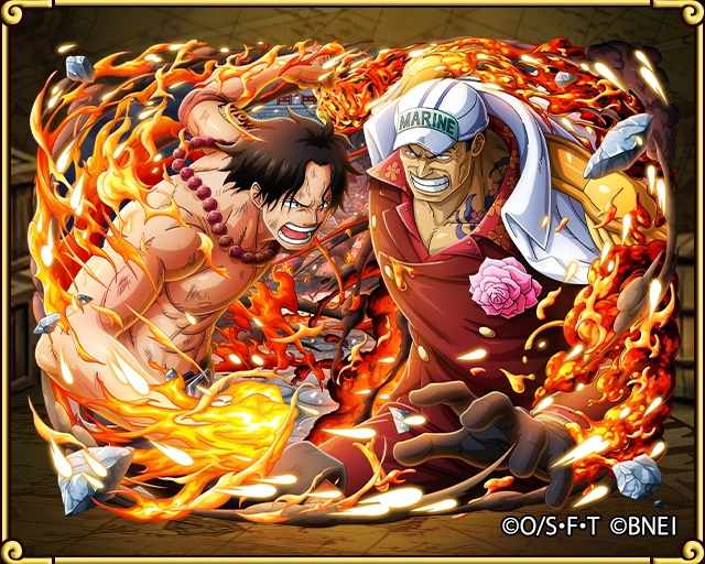 Ace VS Akainu Clashing Explosion One Piece Treasure Cruise Wikia Fandom
