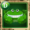 Green armored crab thumb