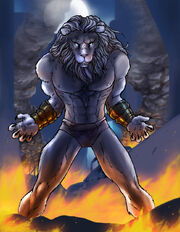 Bastet lion form