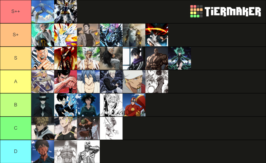 All S-Class Heroes In One Punch Man Ranked Best to Worst