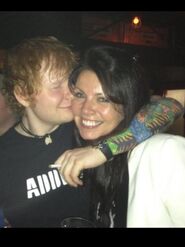 With Ed Sheeran.