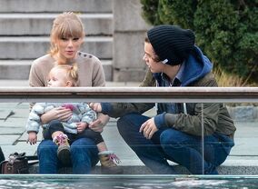 Harry and Taylor at an NYC zoo with Lux. December 2012.