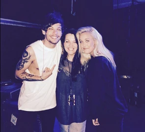 With Louis and Lottie in 2015