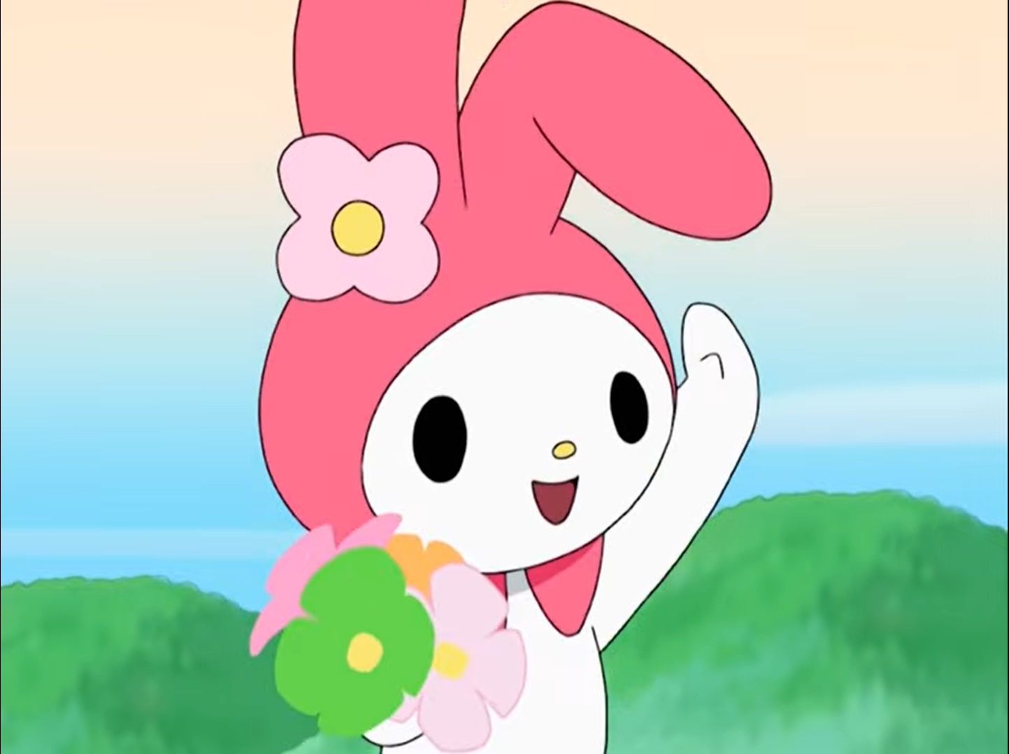 Bungo Stray Dogs Finger Mascot Puppella Osamu Dazai x My Melody (Anime Toy)  Hi-Res image list