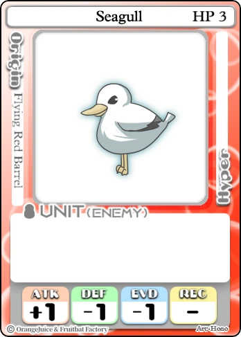 Seagull (Enemy) - 100% Orange Juice Wiki
