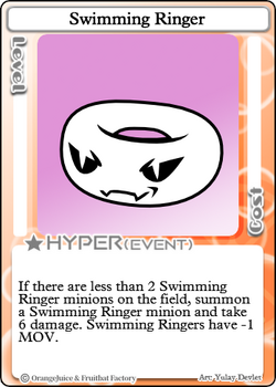 Swimming Ringer (card)