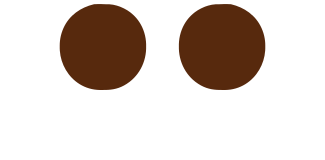 Flag banner brown