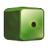 Green Marble Dice