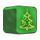 Green Christmas Tree Dice