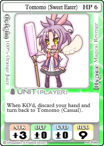 アイドル tomomo Tomomo (Casual & Sweet Eater)/Mode Changes - 100% Orange Juice Wiki