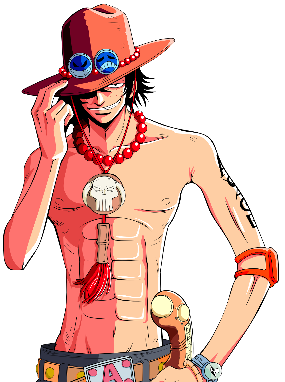 One Piece Anime Portgas D Ace Diamond Painting 