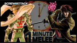 One Minute Melee - Jin Saotome vs Gambit (Cyberbots vs X-Men) 