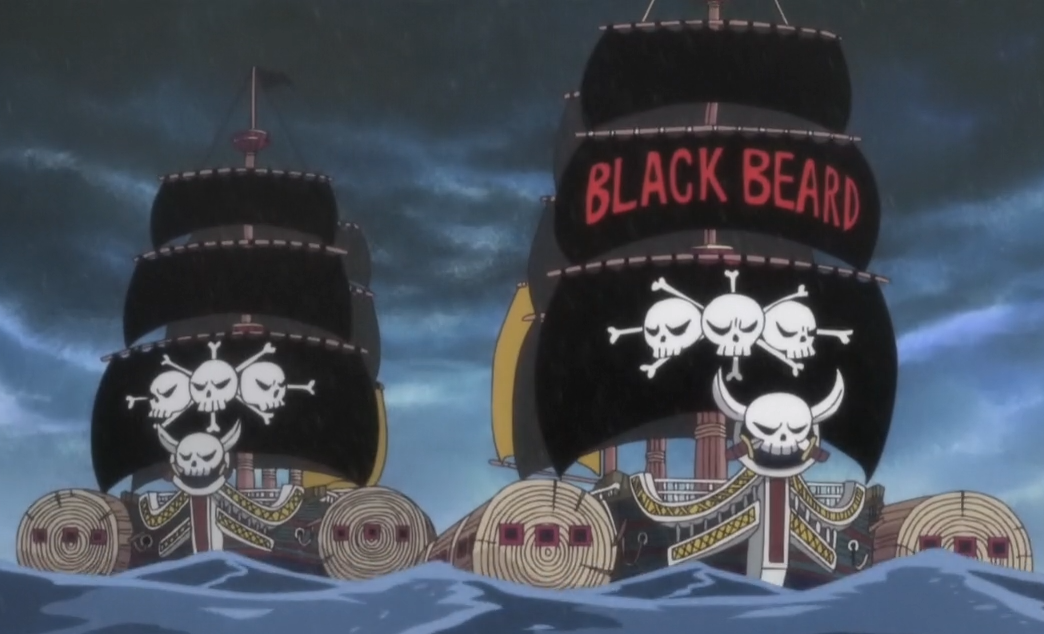 Eclipse no mundo de One Piece #barbanegra #onepiece #marshalldteach #a