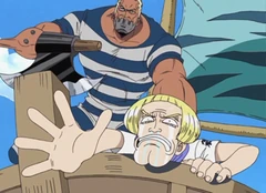 En Morgan agafant al seu fill com a ostatge