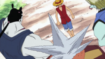 Arlong Pirates' Officers Encounters Luffy