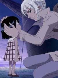 Olvia żegna się z małą Robin przed odejściem.