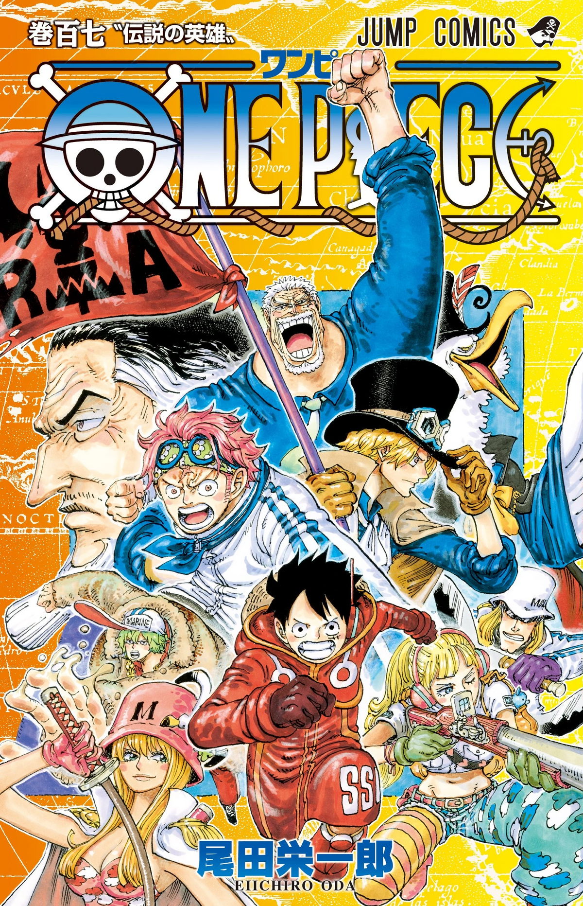 One Piece Vol.1-107 Manga Japanese Version Anime Comic Book